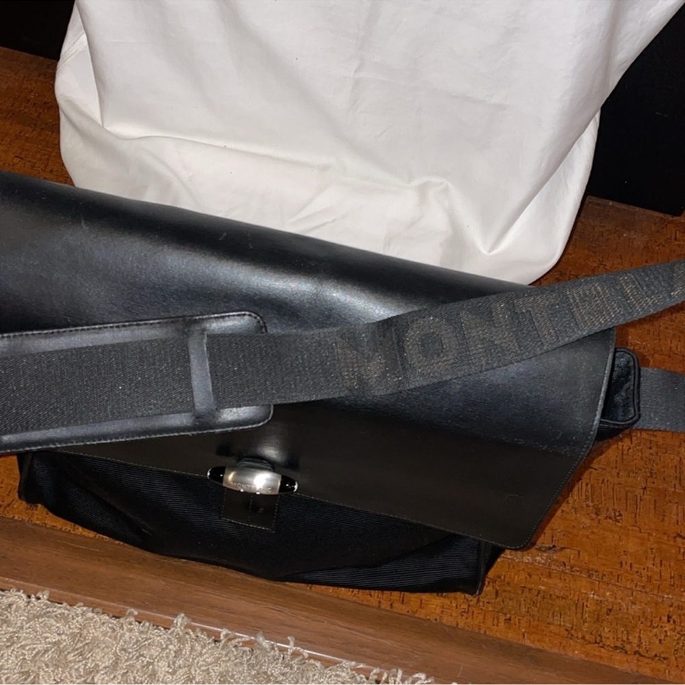 Montblanc Black Messenger Bag - Picture 6 of 11